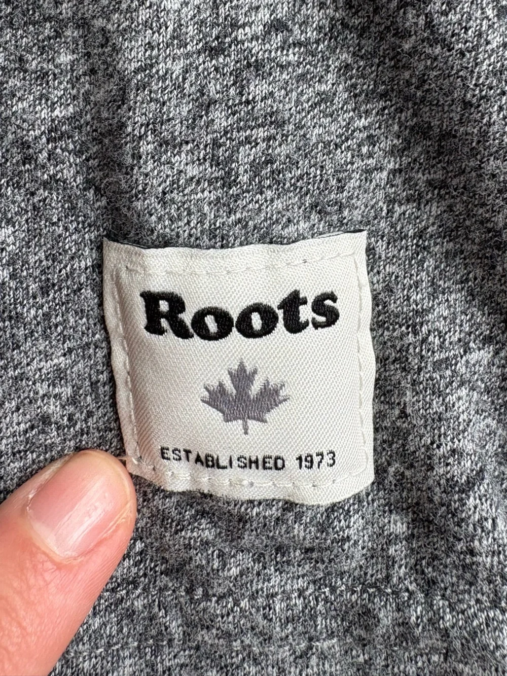 Roots Hockey Long Sleeve Graphic Tee Grey Men’s Large - Picture 5 of 7